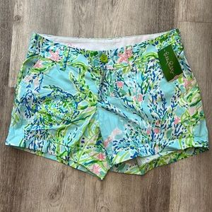 NWT Lilly Pulitzer Skye Blue Heaven Callahan shorts size 4